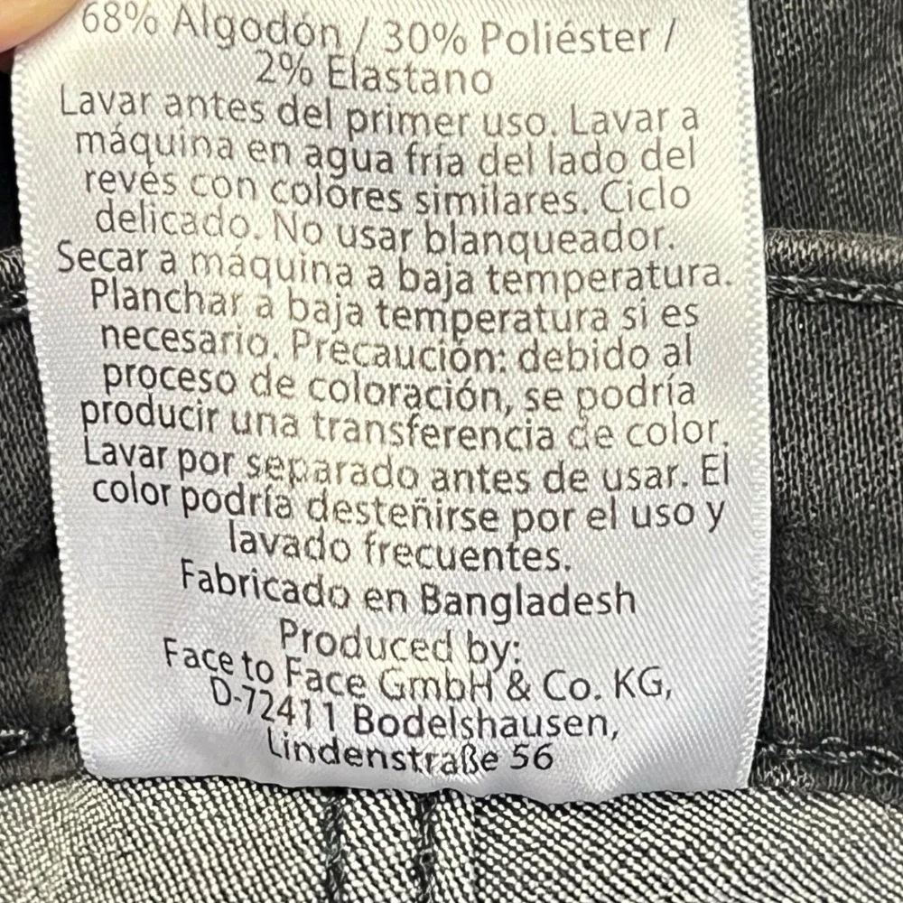 Serra Premium Jeggings Size 14 Gray High Rise Stretch Five Pocket Denim Leggings